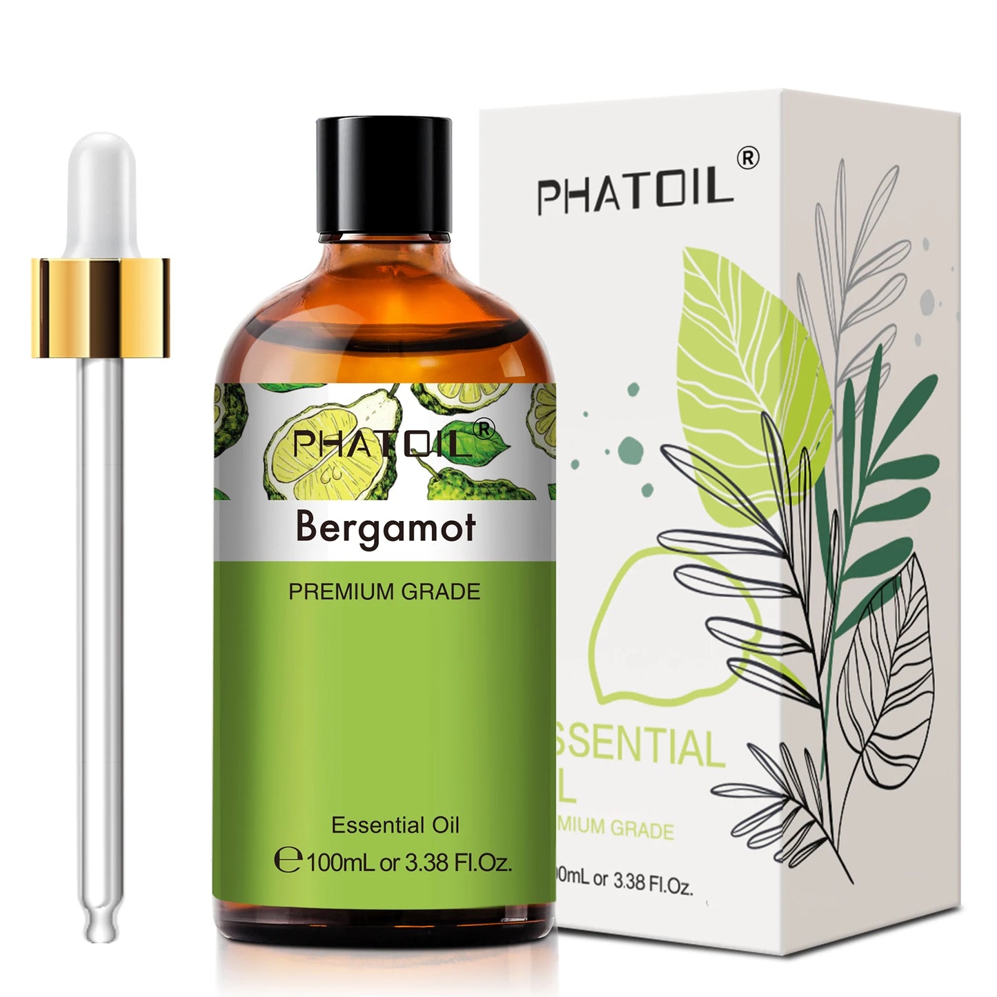 PHATOIL 100ml Natural Essential Oil For Skin Aromatherapy Diffuser Eucalyptus Lavender Vanilla Rose Fragrance Essential Oils