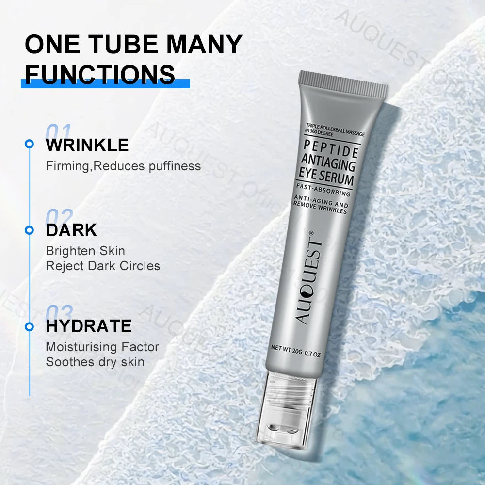 Peptide Eye Cream | Dark Circle & Eye Bag Removal, Anti-Wrinkle, Firming | Skin Care Products