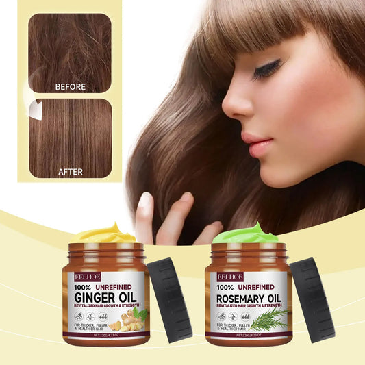 Rosemary/Ginger Hair Care Cream Conditioner Hydration Treatments for Damaged Hair Moisturizer Repair Hair Strengthening Mask