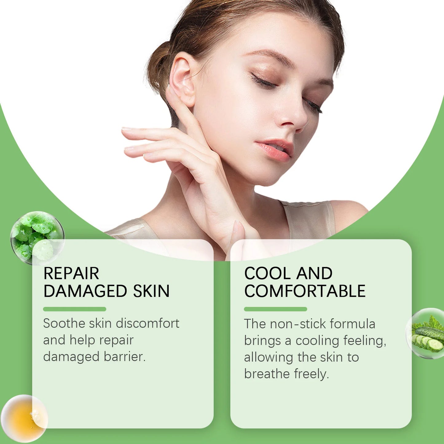 OceAura Aloe Soothing Gel | Cooling, Hydrating & Skin-Calming Care | 120ml