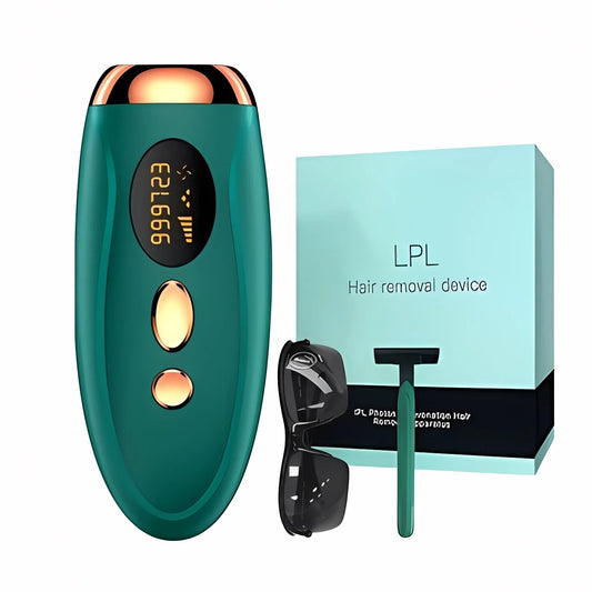 Portable IPL Laser Epilator | 999,999 Flashes | Painless Permanent Hair Removal for Women’s Body & Bikini Line