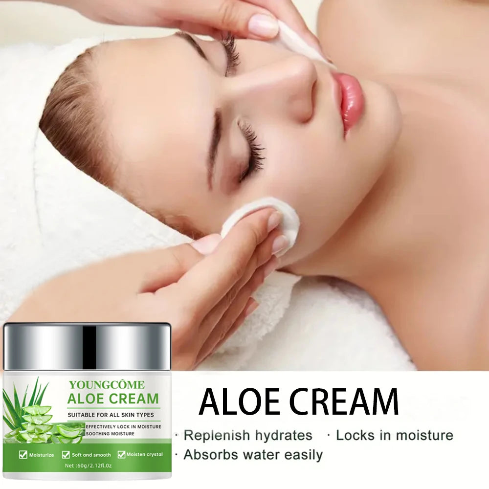 Youngcôme | Aloe cream | Soothing & Moisture-Locking for All Skin Types