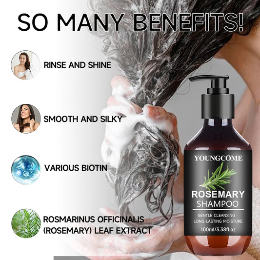 Rosemary Hair Care Kit 4in1 - Mask+Shampoo+Conditioner+Oil, with Biotin, Cleanses and Helps Strengthen Weak and Brittle Hair 4pc