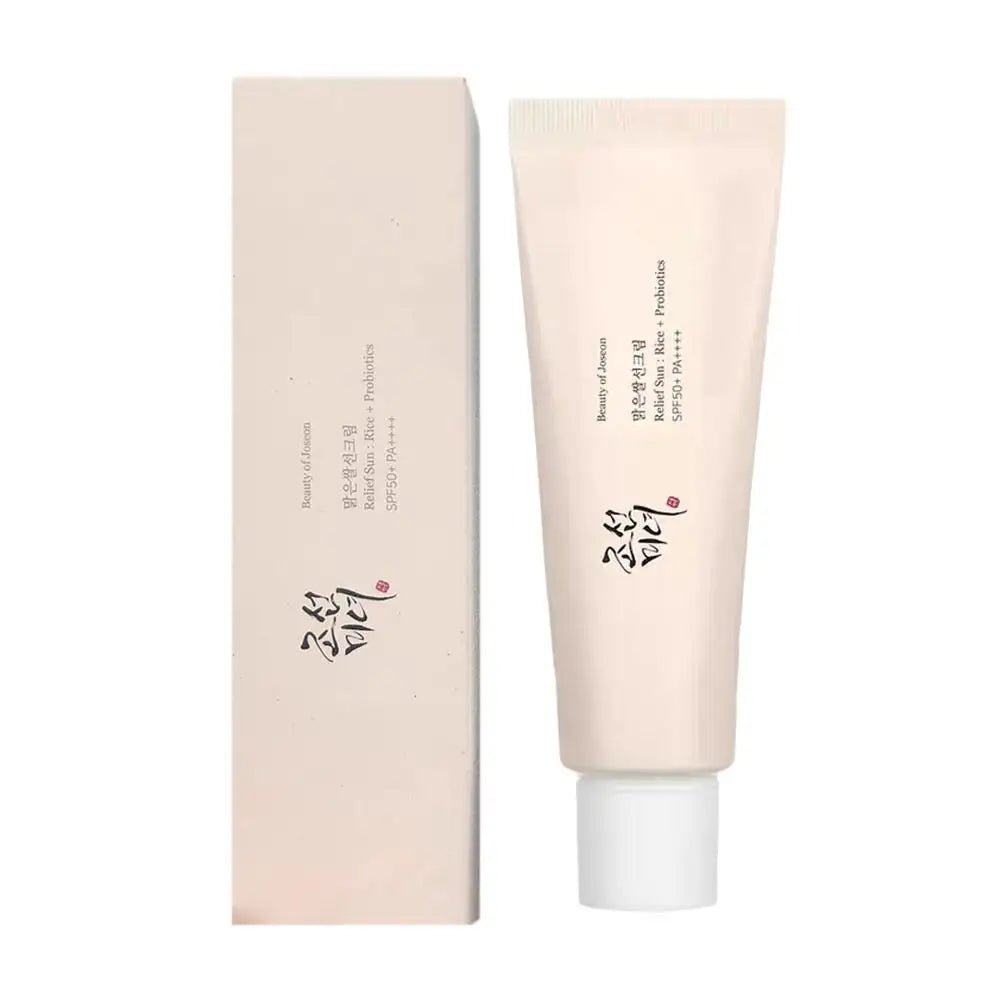 Rice Sunscreen SPF 50 | Lightweight, Non-Greasy & Long-Lasting UV Protection | For Sensitive Skin | 50ml