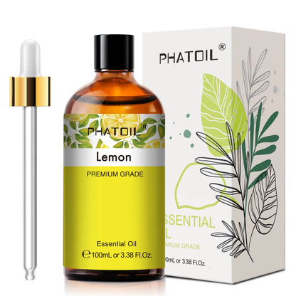 PHATOIL 100ml Natural Essential Oil For Skin Aromatherapy Diffuser Eucalyptus Lavender Vanilla Rose Fragrance Essential Oils
