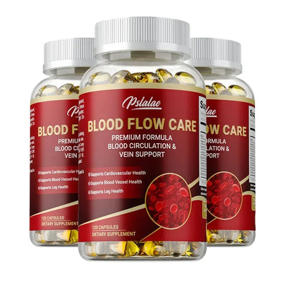 Pslalae | Blood Flow Care Supplement | Supports Circulation, Veins, Heart & Cardiovascular Health | 30 Capsules