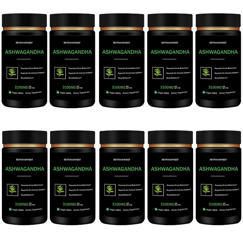 Sexraharvest | Ashwagandha Tablets | Energy, Immunity & Mood Support for Men