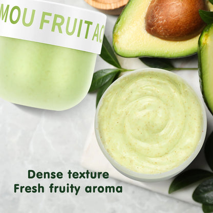 Kojic Acid Body Scrub Softens Keratin And Improves Rough Skin, While Fragrant Body Shea Fruit Scrub Makes Skin Soft And Smooth