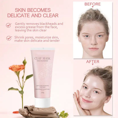 KOEC | Rose, Niacinamide & Aloe clay mask | Cleansing, Brightening & Pore Minimizing