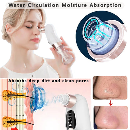 Electric Vacuum Water Cycle | Rechargeable Blackhead & Pore Remover