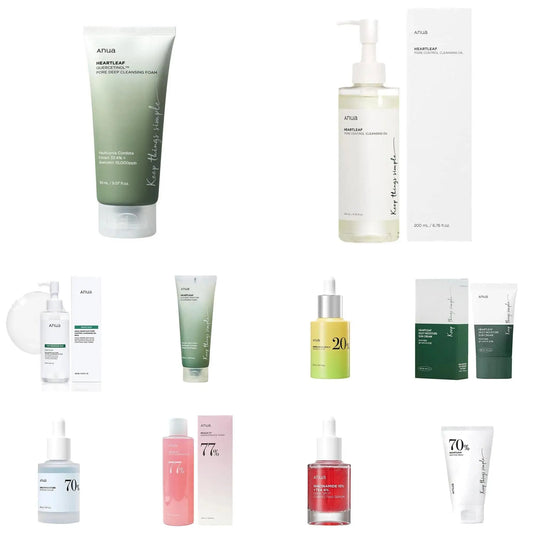 Anua | Heartleaf Skincare Set | Nourishing, Hydrating & Fine Line Treatment