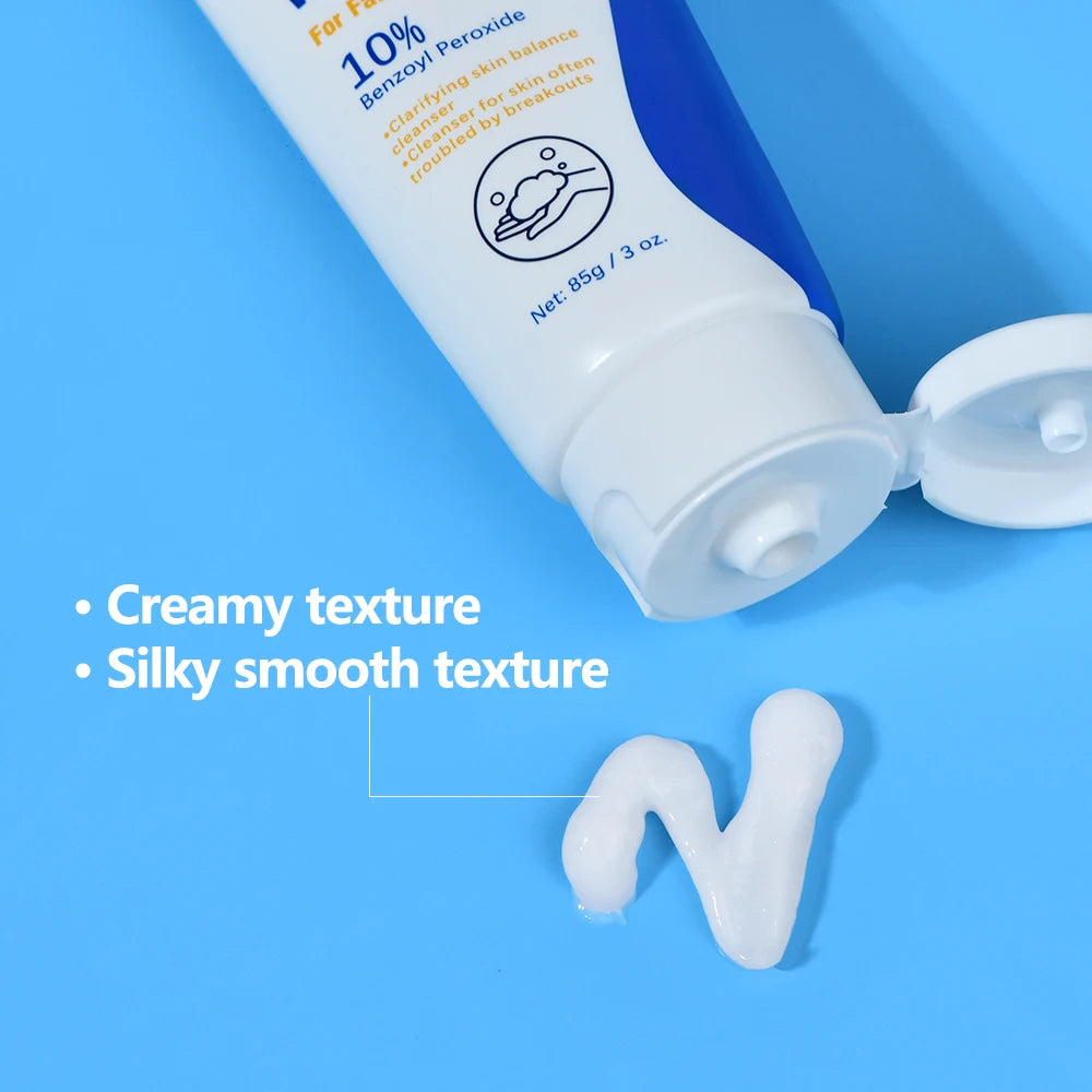 Lakerain | Benzoyl Peroxide 10% | Acne Treatment & Deep Cleansing