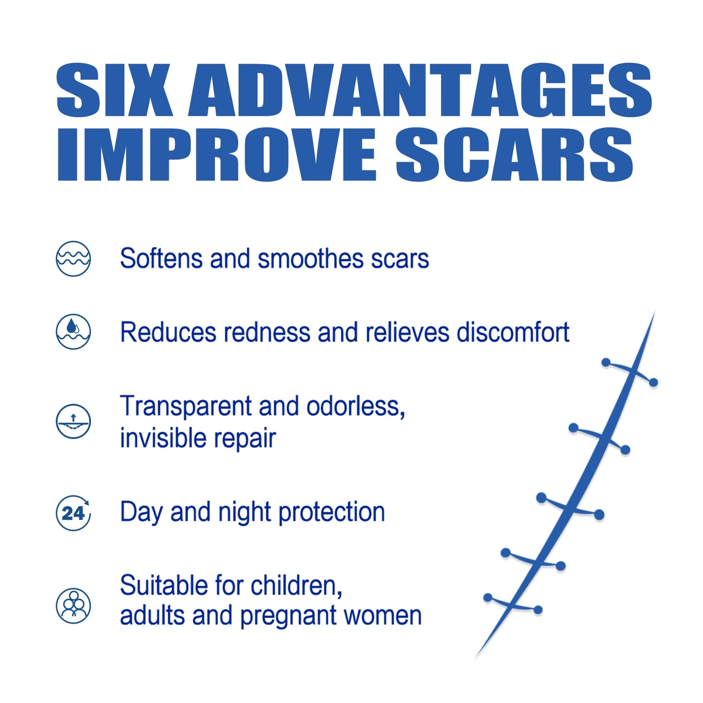 Scar Treatment Skin Care Cream Smooth Surgery Hyperplasia Scars Removal Stretch Marks Burns Repair Body Damaged Skin Gel Serum