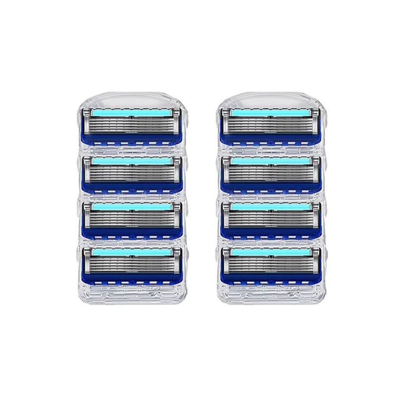 Razor Shaver for Men, Premium Shaving Shaver, 5-Layer Razor Face Beard Hair Comes with Replaceable Blades, 5-Layer Refills