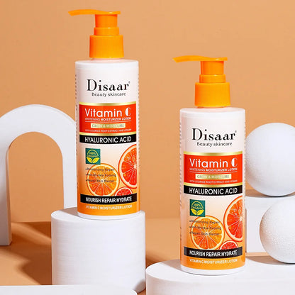 Disaar Vitamin C Whitening Body Lotion Fade Melanin Lotion Moisturizing Repair Skin Barrier Body Lotion