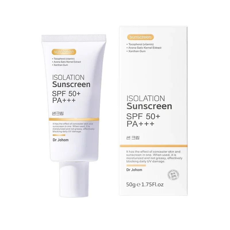 Sunscreen Cream SPF 50+ | Long-Lasting, Waterproof & Non-Sticky UV Protection | Moisturizing Sunblock for Face & Body