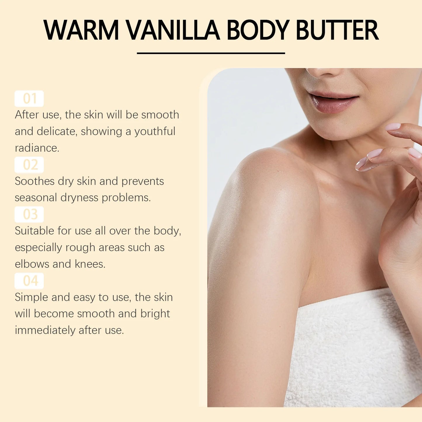 Exfoliating Body Scrub Vanilla Cuticle Soften Moisturizing Body Cleaning Dark Spots Correcting Exfoliate Dead Skin Remover Scrub