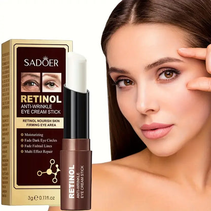 SADOER | Retinol Eye Cream Stick | Dark Circle Removal, Moisturizing, Firming, Brightening | Eye Skin Care Products