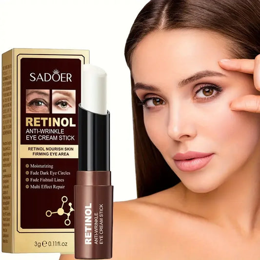SADOER | Retinol Eye Cream Stick | Dark Circle Removal, Moisturizing, Firming, Brightening | Eye Skin Care Products