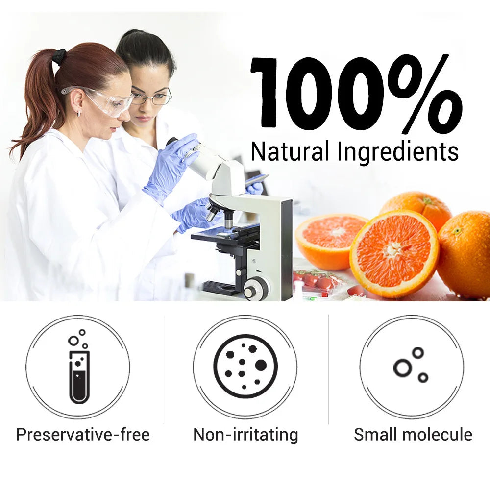 Pri Mei® Vitamin C Facial Serum | Brightening, Spot-Lightening & Anti-Acne | Hyaluronic Acid Essence | 30ml