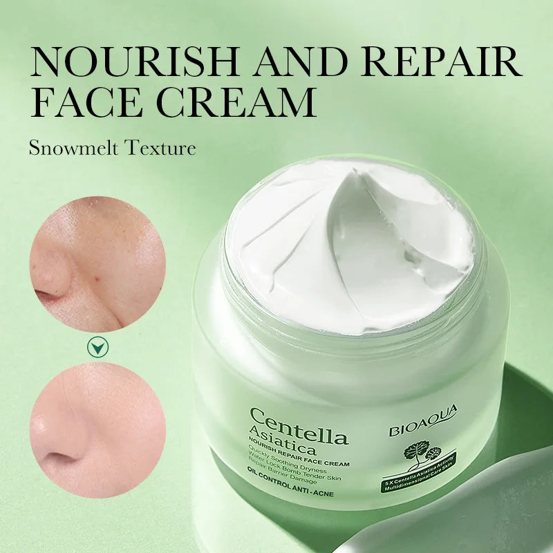 BIOAQUA | Centella Asiatica | Moisturizing, Nourishing, Firming Facial Cream | For Beauty & Skincare