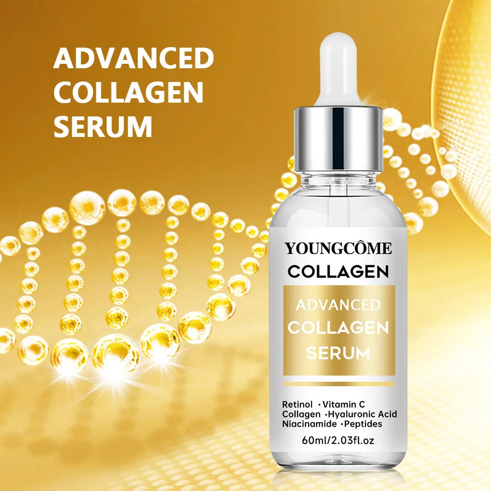 YOUNGCÔME | Collagen & Silk Protein | Anti-Aging, Firming, Hydrating Serum | 60ml