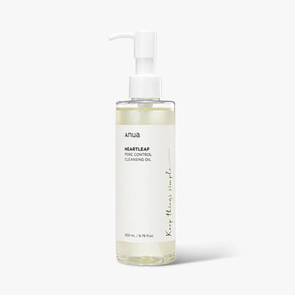 Anua Heartleaf 77% Skincare Set | Pore Control Cleansing Oil & Deep Cleansing Foam with Quercetinol | Moisturizing & Oil Control