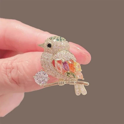 Small Turtle Rhienstone Brooches For Women Girls Boys Colorful Blue Crystal Cubic Zircon Animal Pin Fashion Alloy Accessories
