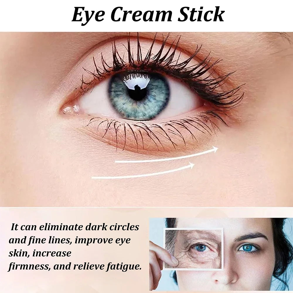 Hoygi | Advanced Snail Peptide Eye Cream Stick | Reduce Dark Circles & Eye Bags, Firming, Brightening, Anti-Aging, Nourishing | 3g