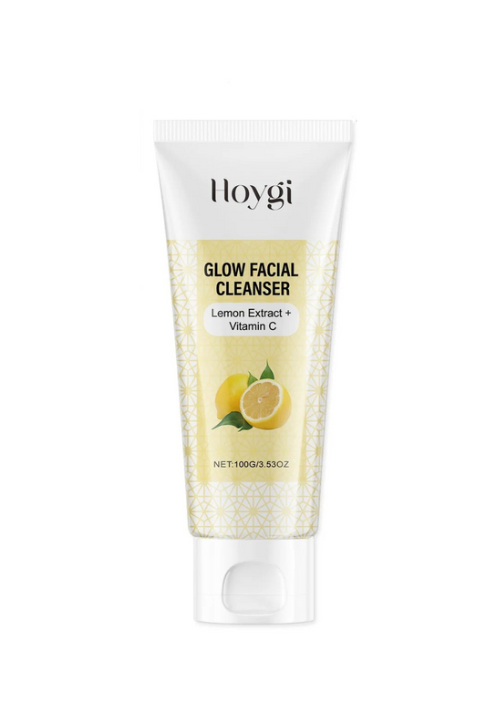 Hoygi | Lemon Extract & Vitamin C Facial Cleanser | Brightening, Moisturizing & Skin Nourishment