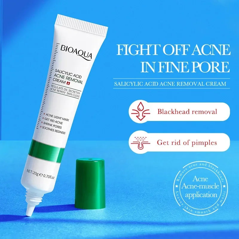 BIOAQUA | Salicylic Acid | Acne Treatment, Mark Repair, Blackhead Removal, Firming & Moisturizing Facial Cream | Skincare