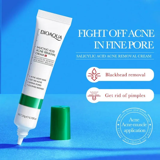 BIOAQUA | Salicylic Acid | Acne Treatment, Mark Repair, Blackhead Removal, Firming & Moisturizing Facial Cream | Skincare