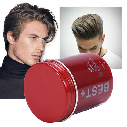 3 Colors 100ml Professional Long-Lasting Fluffy Hair Finalize Pomade Wax Styling Tools Men Cream Salon Hair Finishing Gel Cream