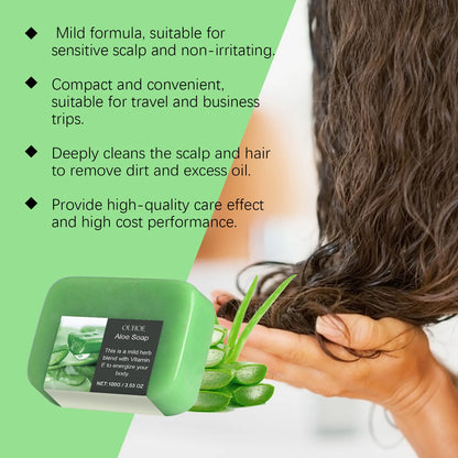 Aloe nourishing shampoo bar | Strengthening, Anti-Hair Loss & Damage Repair