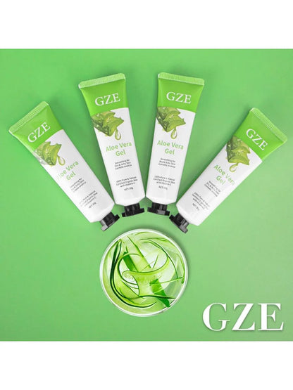 GZE 99% Aloe Soothing Gel Premium Nature Pure Aloe Vera Gel - For Face & Dry Skin, Aloe Vera Gel Sunburn Relief,Skin Moisturizer
