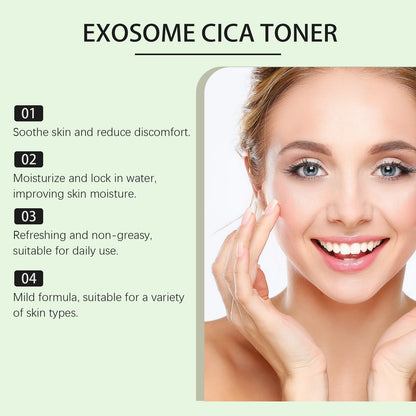 Ouhoe | Exosome Cica, Mint Leaf & Tea Tree Toner | Soothing, Refreshing & Clarifying Care