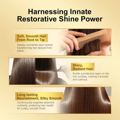 Batana Oil Nourishing Hair Oil Smoothing Shine Soft Hair Serum Repair Damaged Frizz Dry Hair Treatment Hair Care
