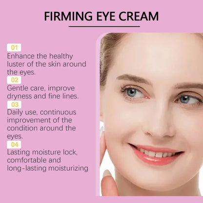 Elastic Moisturizing Eye Cream Nourishes, moisturizes, firms, and locks in moisture, caring for the elastic skin around the eyes