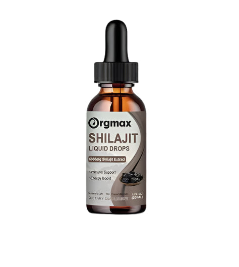 Orgmax | Shilajit Liquid Drops | Energy & Immune Support
