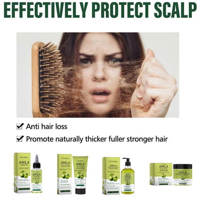 Original Amla Oil Hair Growth Moisturizing Smoothing Repair Damaged Dry Frizzy Ends Split Scalp Treatment Hair Mask Conditioner