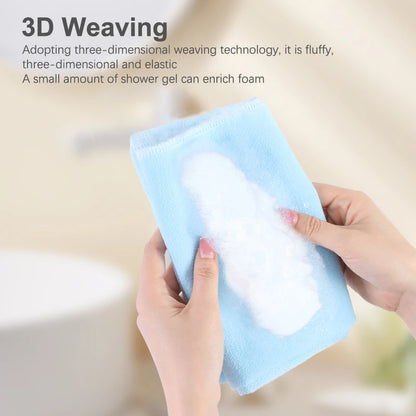 Beauty Skin Exfoliating Cloth Washcloth Body Wash Towel Bath Towel Skin Polishing Towel Body Back Scrubber Tool