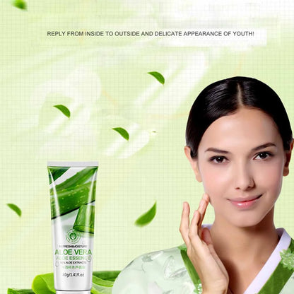Natural Aloe Vera Gel | 100% Pure Moisturizer | Soothing, Freckles & Melasma Care, Face Primer – 40g