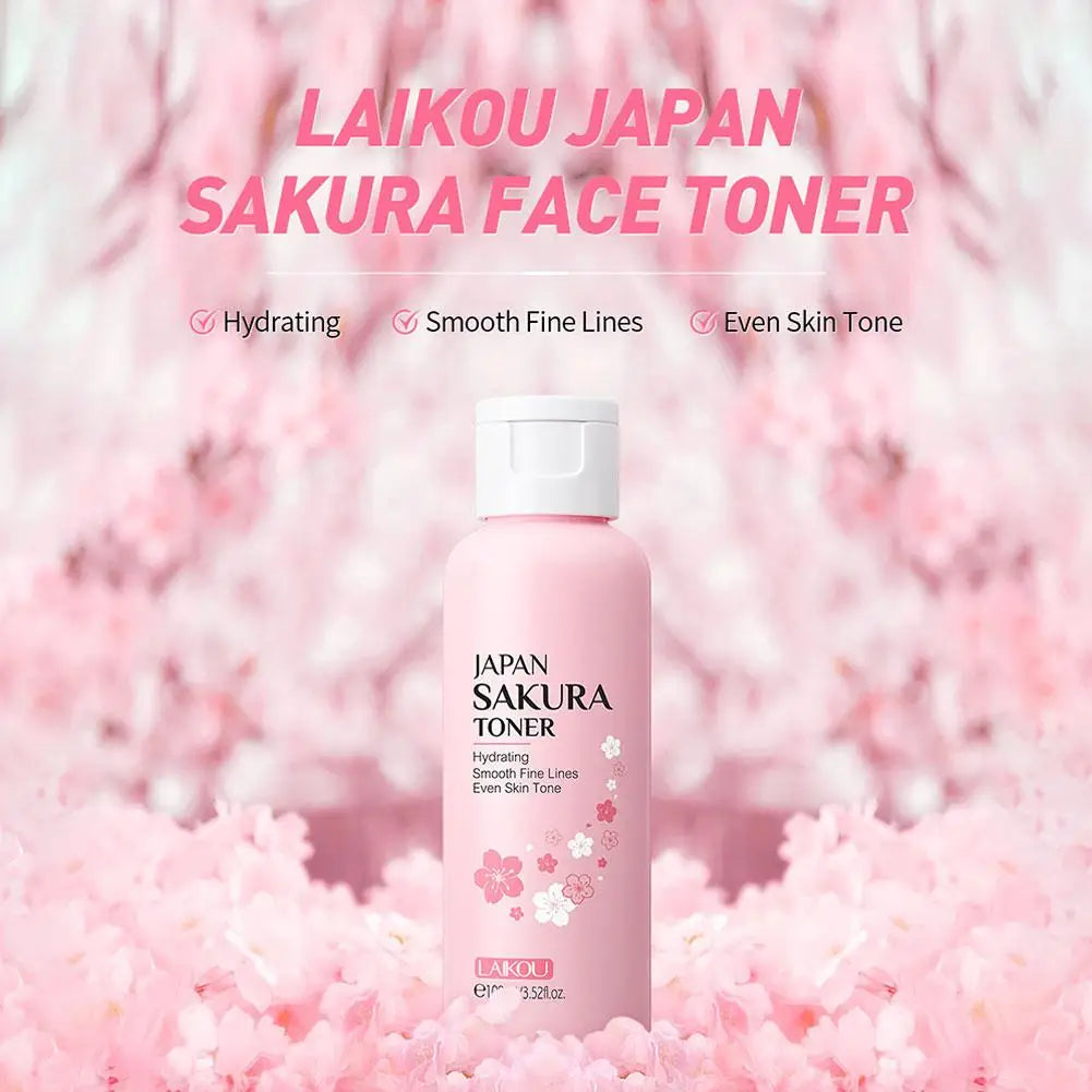 Laikou | Japan Sakura Toner | Hydrating, Smoothing & Skin Tone Balancing