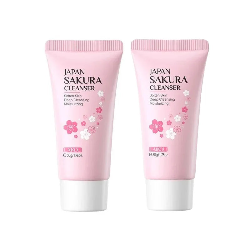 Laikou | Japan Sakura Cleanser | Deep Cleansing, Moisturizing & Skin Softening Care
