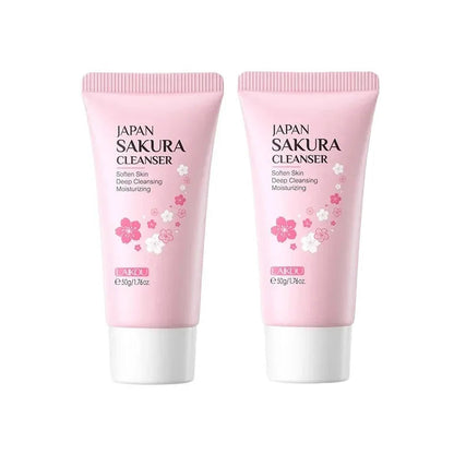 Laikou | Japan Sakura Cleanser | Deep Cleansing, Moisturizing & Skin Softening Care
