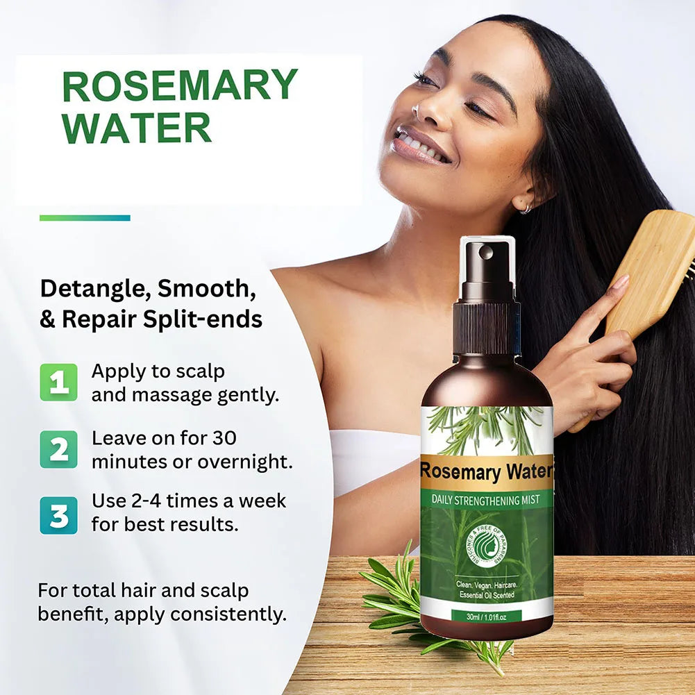 Rosemary Water For Hair Growth Rosemary Oil Spray Hair Mint Thickening Strengthening Natural Rosemary Essential Oil Hair Care