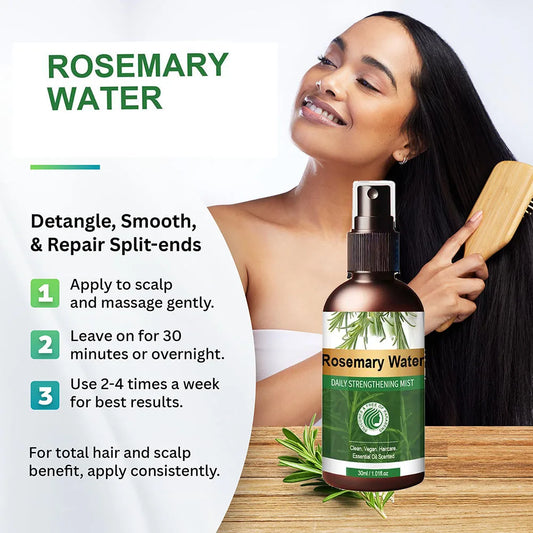 Rosemary Water For Hair Growth Rosemary Oil Spray Hair Mint Thickening Strengthening Natural Rosemary Essential Oil Hair Care