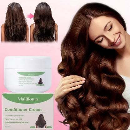 Muliliours Leave-In Hair Conditioner Deep Moisturizing with Strong Strands Natural Ingredients for All Hair Types Gentle Care