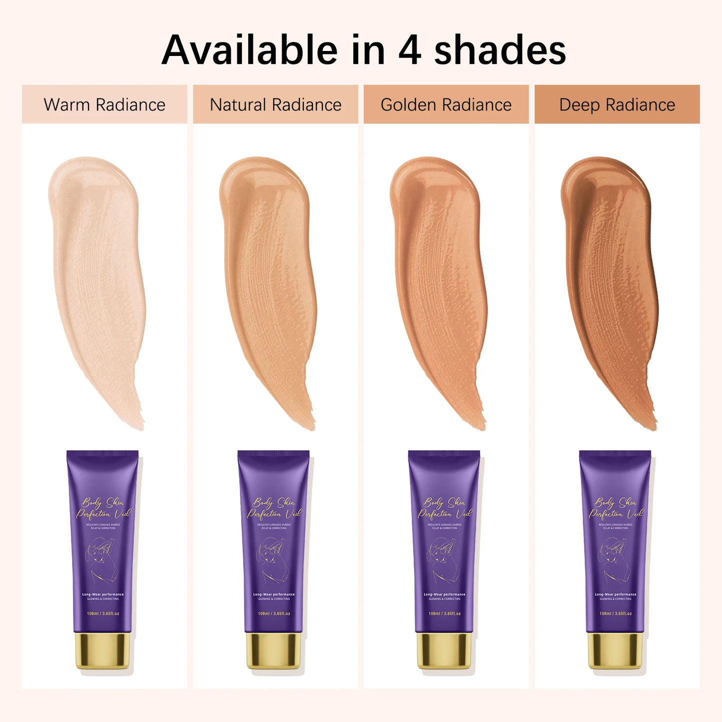 108ML Full Coverage Concealer Set– Hides Tattoos/Scars/Blemishes Waterproof Long-Lasting Natural Matte Foundation for All Skin