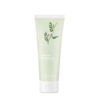 30g Purifying Exfoliating Gel - Gentle Face Body Scrub for Dullness, Yellowish Skin - Brightening, Smoothing Skin Care Treatment